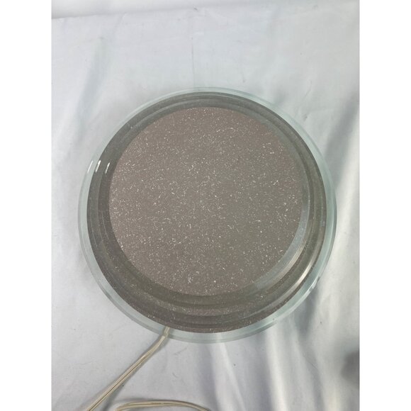 MCM Modern Round Tiered Acrylic Wall Light Fixture Wired Mount Design - Picture 3 of 7